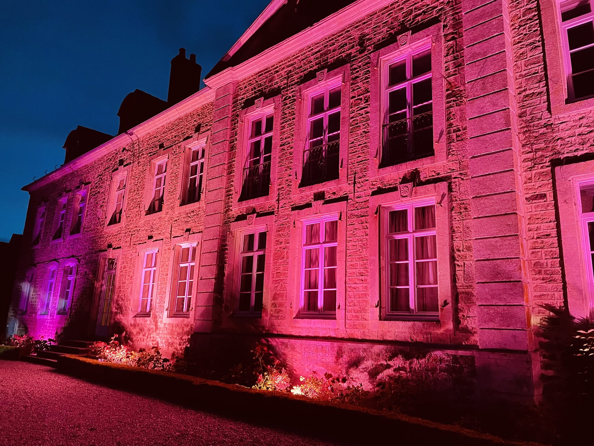 Château illuminé